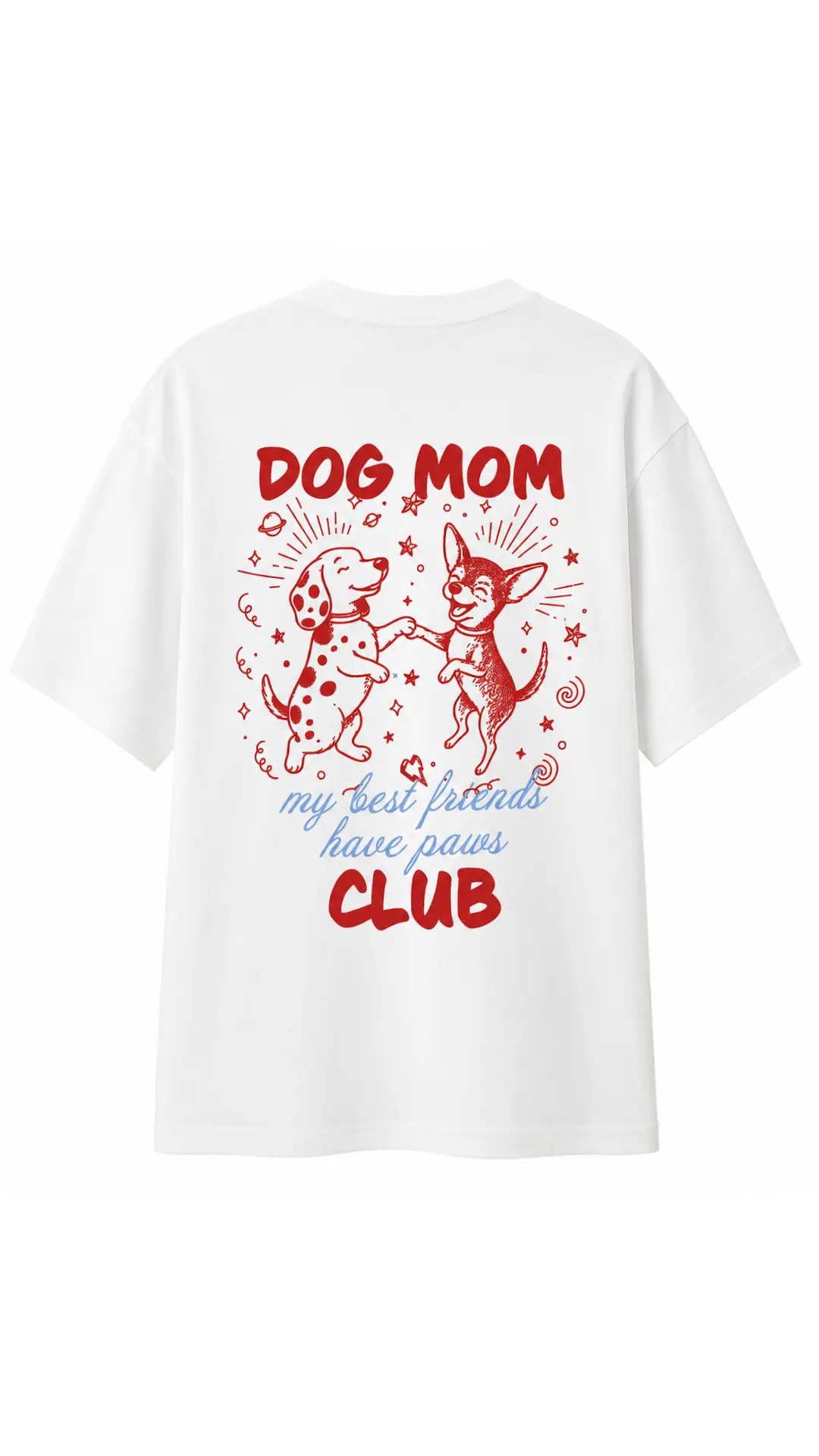 Dog Mom - Ekru T-Shirt